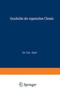 bokomslag Geschichte der Organischen Chemie