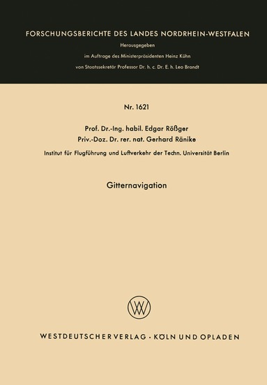Edgar Rößger - Gitternavigation, Häftad