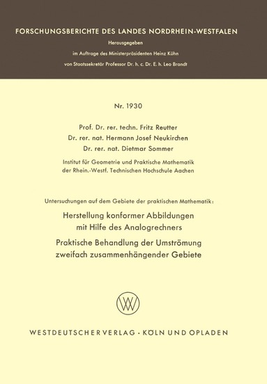 bokomslag Untersuchungen auf dem Gebiete der praktischen Mathematik