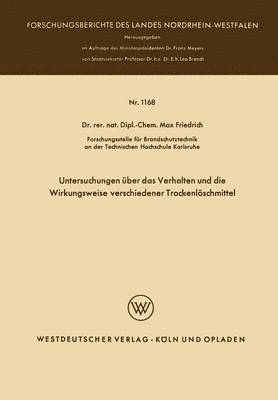 Untersuchungen ber das Verhalten und die Wirkungsweise verschiedener Trockenlschmittel 1