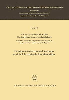 bokomslag Vermeidung von Spannungsschwankungen durch im Takt arbeitende Schweimaschinen