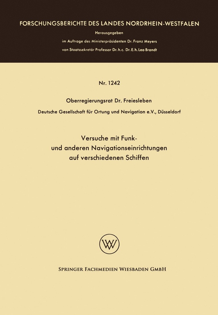 Hans Christian Freiesleben - Versuche mit Funk- und anderen Navigationseinrichtungen auf verschiedenen Schiffen, Häftad