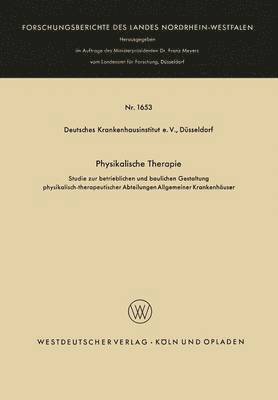 bokomslag Physikalische Therapie