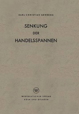 bokomslag Senkung der Handelsspannen