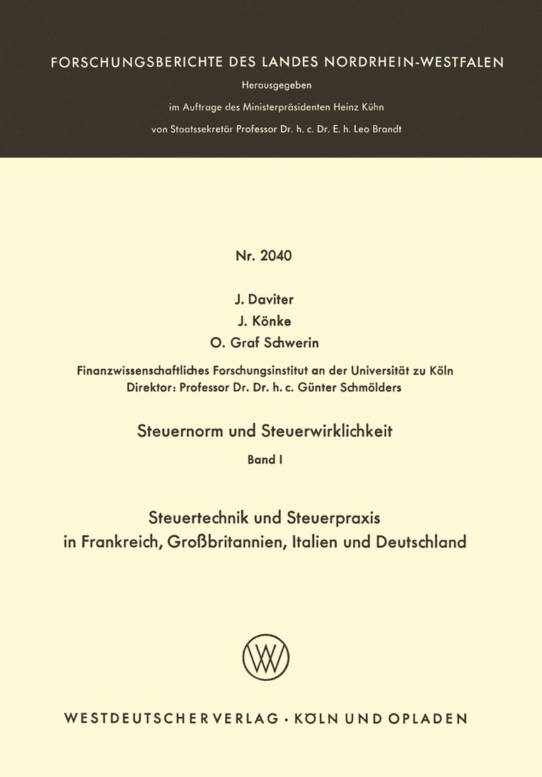 Steuernorm und Steuerwirklichkeit
