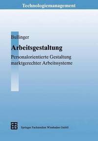 bokomslag Arbeitsgestaltung