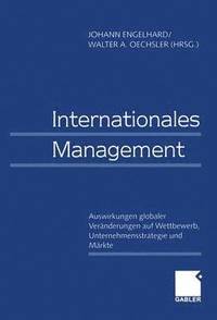 bokomslag Internationales Management / International Management