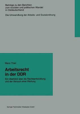 Arbeitsrecht in der DDR 1