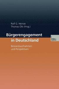 bokomslag Burgerengagement in Deutschland