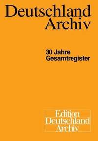 bokomslag Deutschland Archiv