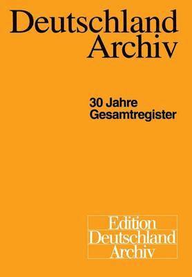 bokomslag Deutschland Archiv