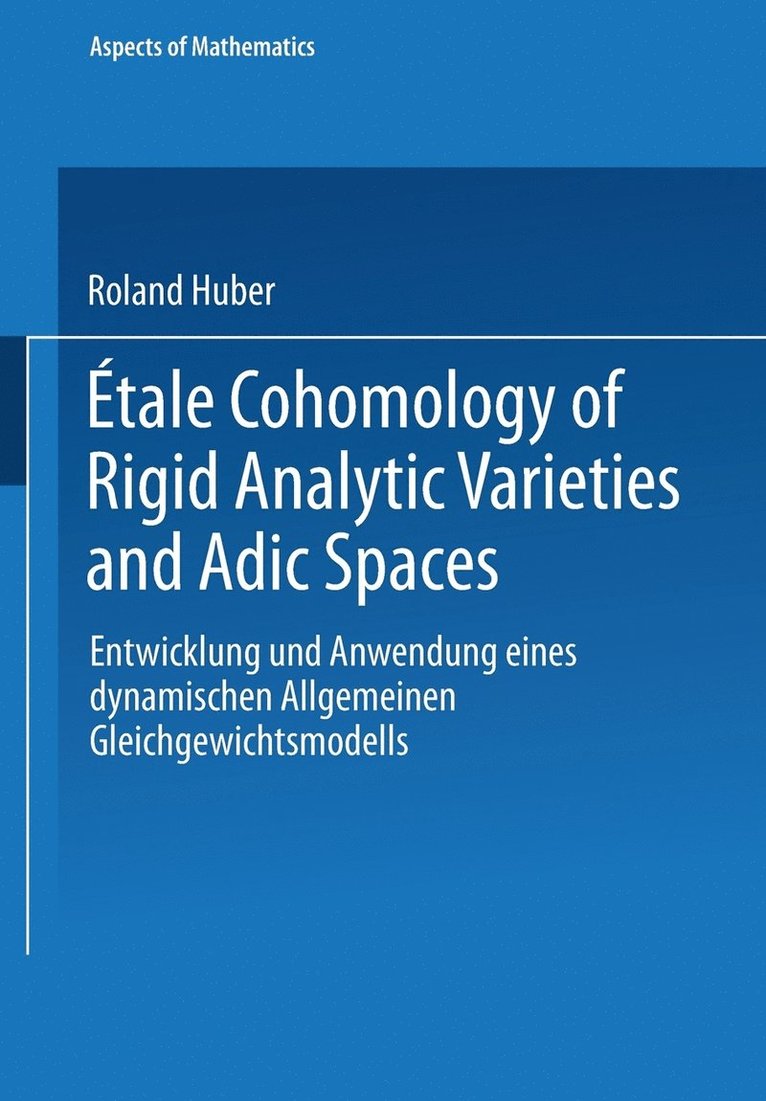 tale Cohomology of Rigid Analytic Varieties and Adic Spaces 1