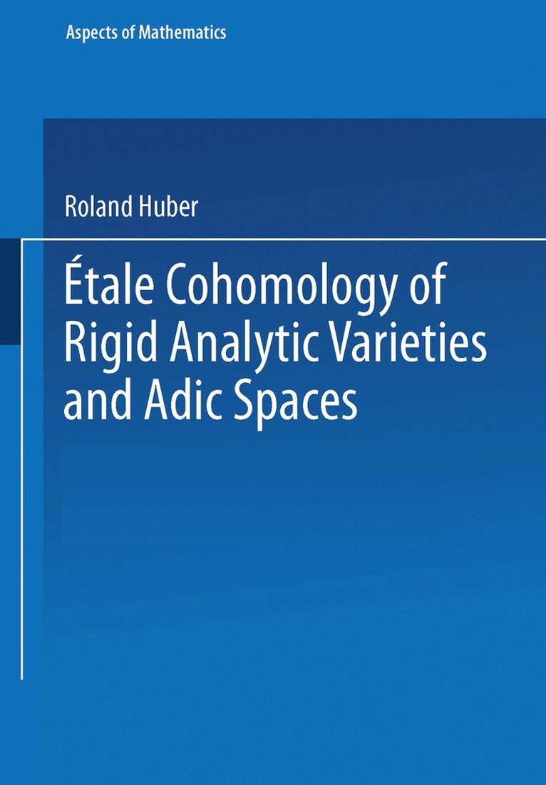 tale Cohomology of Rigid Analytic Varieties and Adic Spaces 1