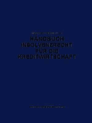bokomslag Handbuch Insolvenzrecht für die Kreditwirtschaft