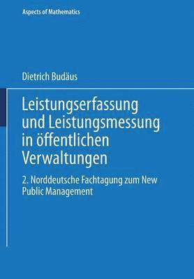 bokomslag Leistungserfassung und Leistungsmessung in ffentlichen Verwaltungen