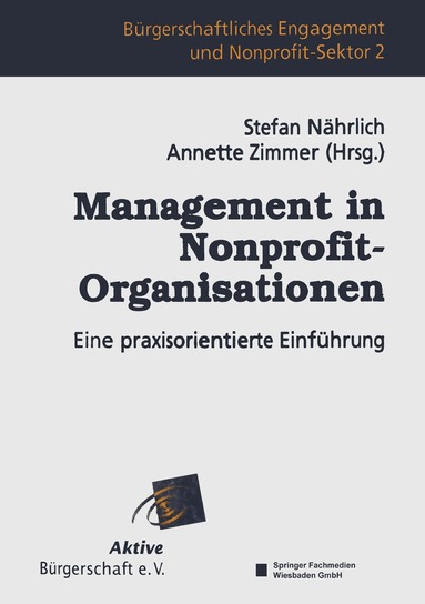 Stefan Nährlich - Management in Nonprofit-Organisationen, Häftad