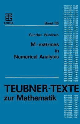 bokomslag M-matrices in Numerical Analysis