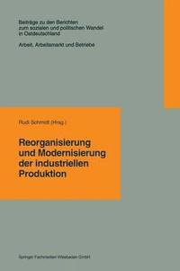bokomslag Reorganisierung und Modernisierung der industriellen Produktion