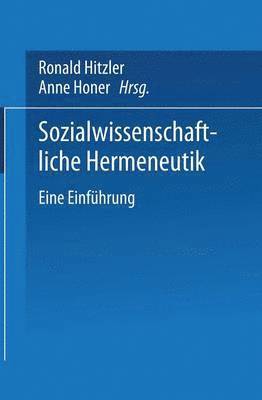 bokomslag Sozialwissenschaftliche Hermeneutik