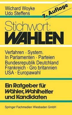 bokomslag Stichwort: Wahlen