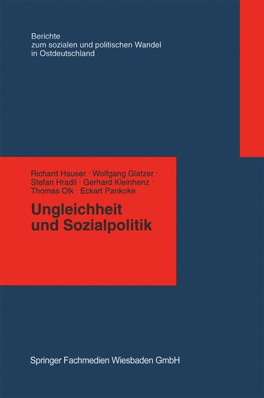 bokomslag Ungleichheit und Sozialpolitik