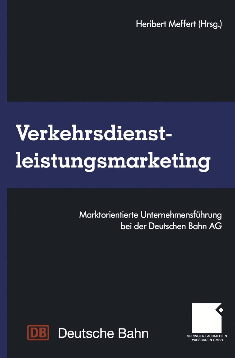 Heribert Meffert - Verkehrsdienstleistungsmarketing, Häftad