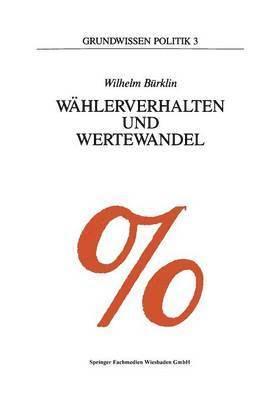 bokomslag Wählerverhalten Und Wertewandel