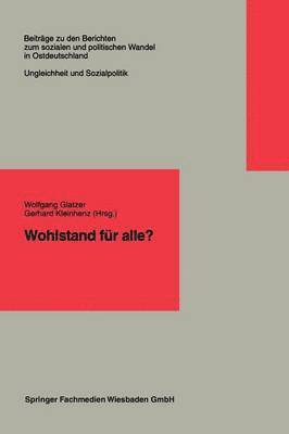 Wolfgang Glatzer, Wolfgang Dr. Glatzer - Wohlstand für alle?, Häftad