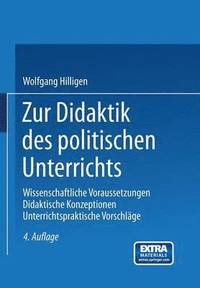 bokomslag Zur Didaktik des politischen Unterrichts