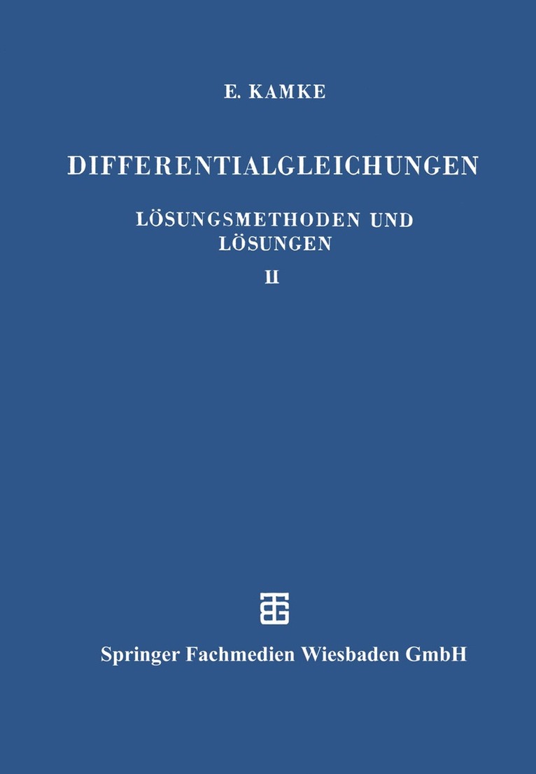 Differentialgleichungen Lösungsmethoden und Lösungen, Häftad