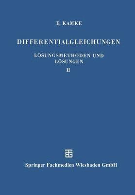 Differentialgleichungen Lsungsmethoden und Lsungen 1