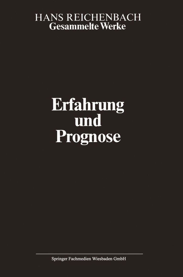 Erfahrung und Prognose 1