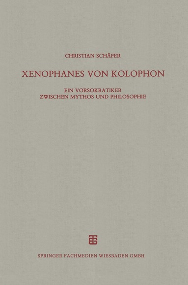 bokomslag Xenophanes von Kolophon