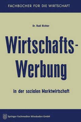 Wirtschaftswerbung in der sozialen Marktwirtschaft 1