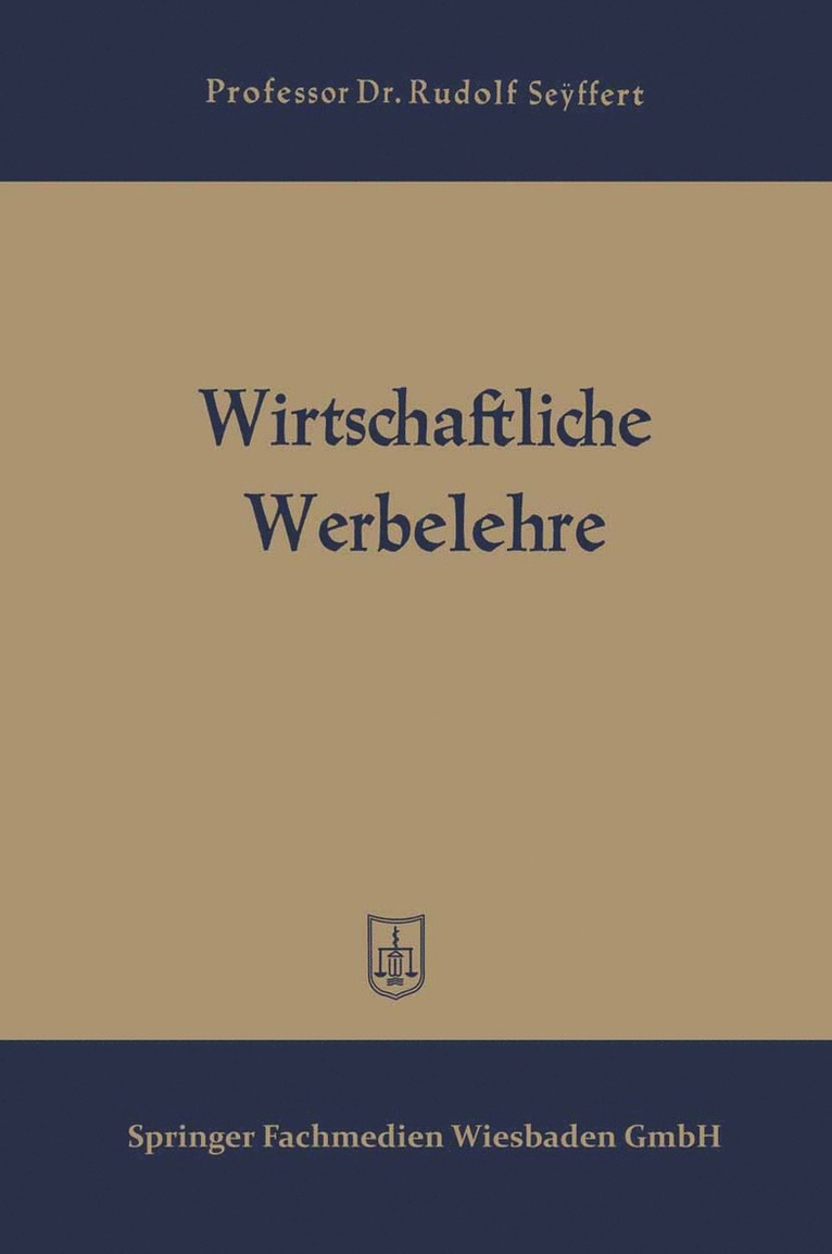 Wirtschaftliche Werbelehre