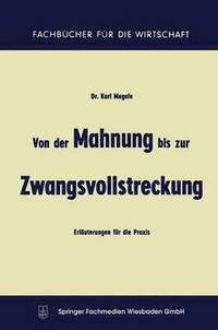 bokomslag Von der Mahnung bis zur Zwangsvollstreckung