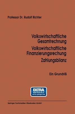 bokomslag Volkswirtschaftliche Gesamtrechnung Volkswirtschaftliche Finanzierungsrechnung Zahlungsbilanz