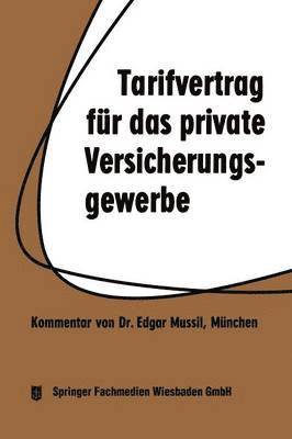 bokomslag Tarifvertrag für das private Versicherungsgewerbe
