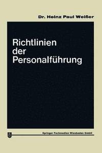 bokomslag Richtlinien der Personalführung