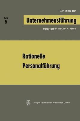H. Jacob - Rationelle Personalführung, Häftad