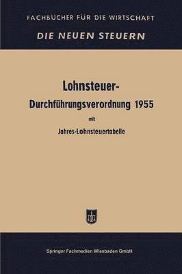 bokomslag Lohnsteuer-Durchfhrungsverordnung