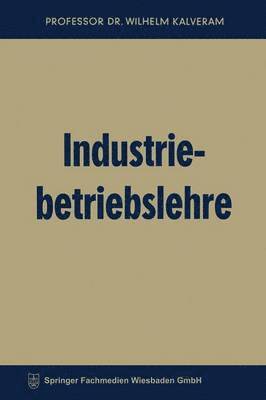 bokomslag Industriebetriebslehre