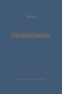 bokomslag Handelsbilanzen