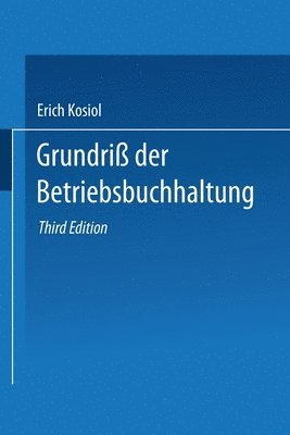 bokomslag Grundri der Betriebsbuchhaltung