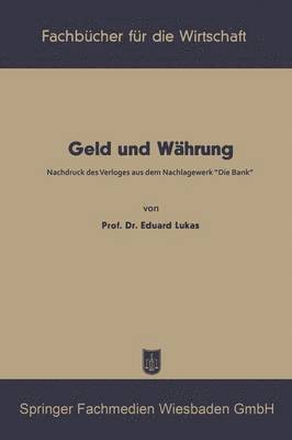 Geld und Whrung 1