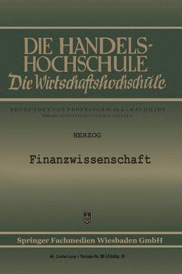 Finanzwissenschaft 1