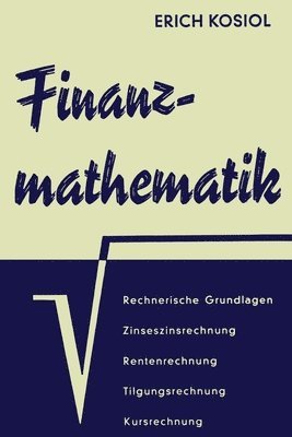 bokomslag Finanzmathematik