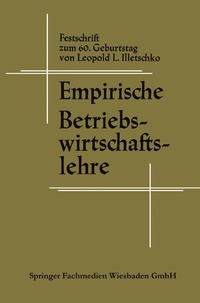 bokomslag Empirische Betriebswirtschaftslehre