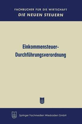 bokomslag Einkommensteuer-Durchfhrungsverordnung