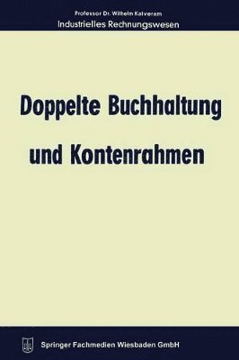 bokomslag Doppelte Buchhaltung und Kontenrahmen